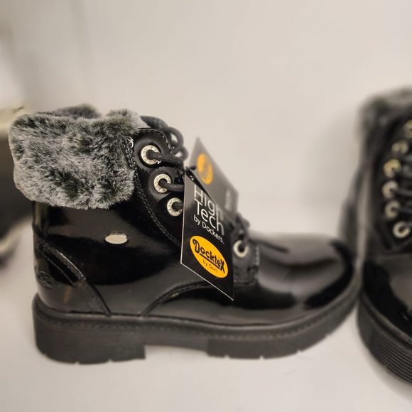 Patent Dockers women winter booties black brand new size 38 EU - Picture 5 of 7